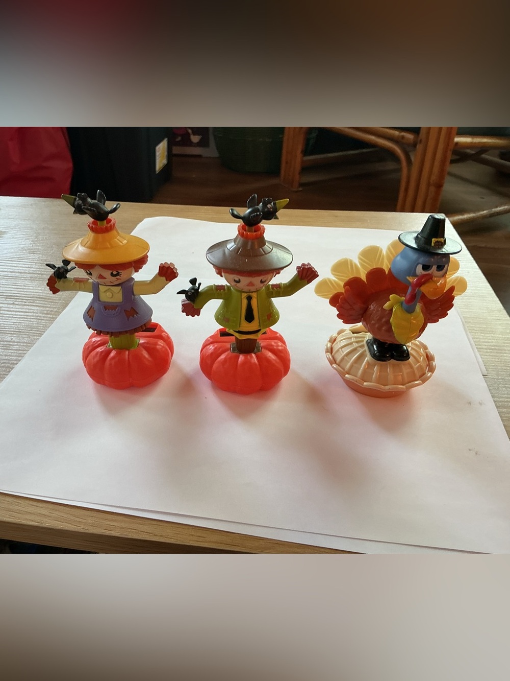 Thanksgiving Themed solar powered dancing figures.